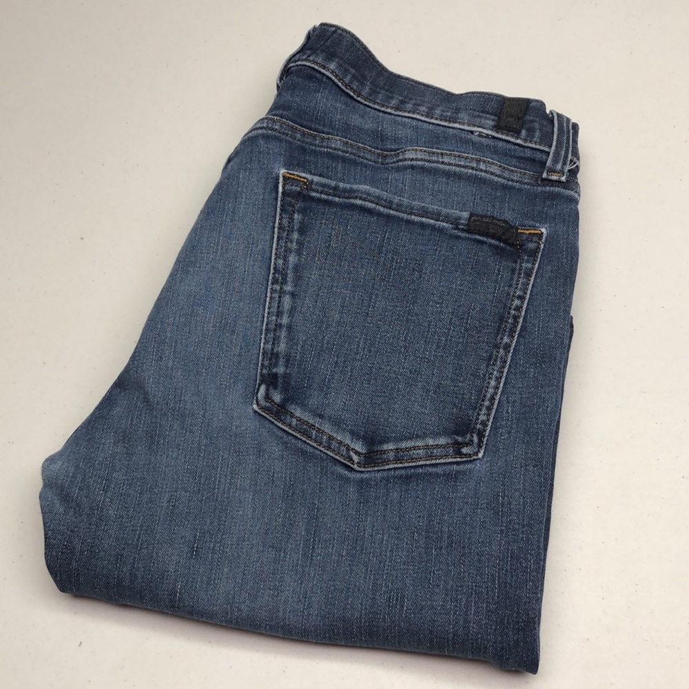 MENS 7 for ALL MANKIND DARKWASH SLIMMY JEANS 34x32 ⭐️